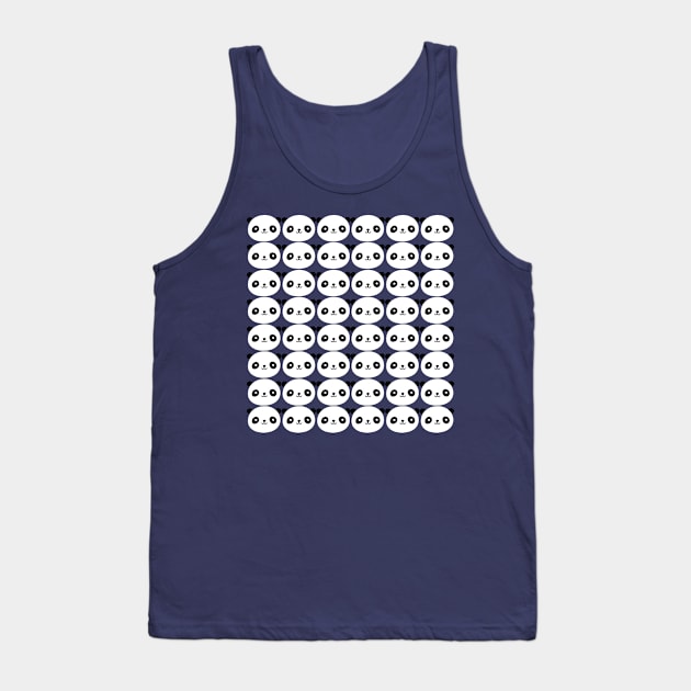 Pattern Panda Tank Top by MinimalistTShirts